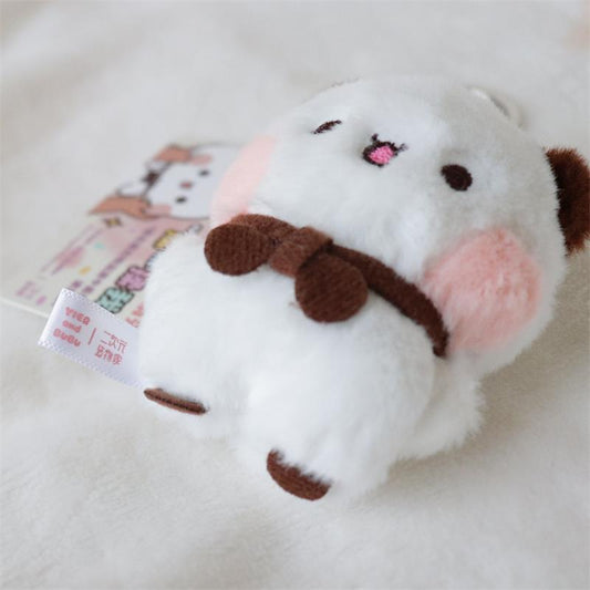 BuBu and DuDu cute magnetic mutual attraction plush toy mini pendant doll official authorized