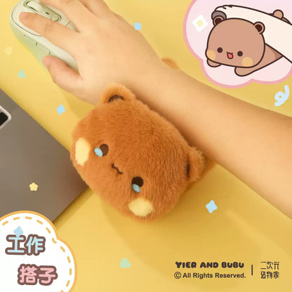 BuBu and DuDu Multi-purpose lie down plush doll cute Wrist Pad official authorized