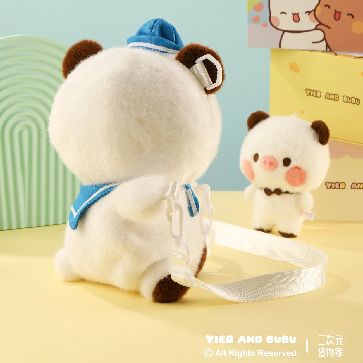 BuBu and DuDu Become Sailor Plush Shoulder Bag Cute Small Backpack Official Authorized